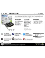 EVGA GeForce GT 630 Specifications preview