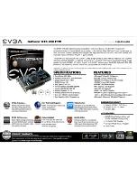 Предварительный просмотр 1 страницы EVGA GeForce GTS 450 FTW Specifications