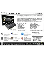 Предварительный просмотр 1 страницы EVGA GeForce GTX 460 FPB Specifications