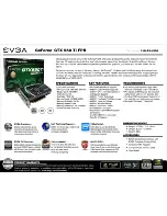 EVGA GeForce GTX 550 Ti FPB Specifications предпросмотр