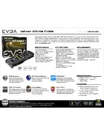 Preview for 1 page of EVGA GeForce GTX 560 Ti 2Win Specifications