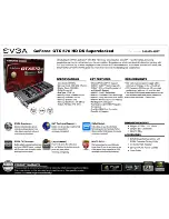 Preview for 1 page of EVGA GeForce GTX 570 DS HD Specifications