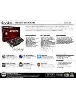 Preview for 1 page of EVGA GeForce GTX 570 HD Specifications