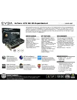 Preview for 1 page of EVGA GeForce GTX 580 DS Superclocked Specification