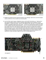 Предварительный просмотр 3 страницы EVGA GeForce GTX 580 FTW Hydro Copper 2 Installation Manual