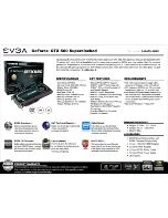 EVGA GeForce GTX 580 Superclocked Specification предпросмотр