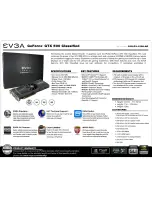 EVGA GeForce GTX 590 Classified Specification preview