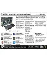 Предварительный просмотр 1 страницы EVGA GeForce GTX 670 4GB Superclocked w/Backplate Specification