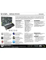 EVGA GeForce GTX 670 Specification предпросмотр