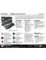 Предварительный просмотр 1 страницы EVGA GeForce GTX 680 FTW LE Specification