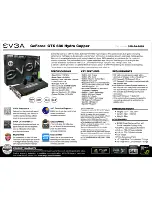 Предварительный просмотр 1 страницы EVGA GeForce GTX 680 Hydro Copper Specification