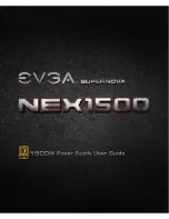 Предварительный просмотр 1 страницы EVGA NEX1500 classified User Manual