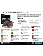 EVGA P55 Classified 200 Specifications предпросмотр