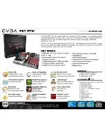 Предварительный просмотр 1 страницы EVGA P67 FTW Specifications