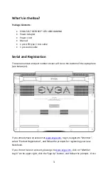 Preview for 3 page of EVGA SC17G GAMING Manual