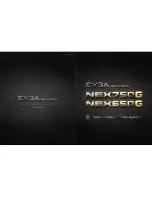 EVGA SuperNOVA NEX 650G User Manual preview