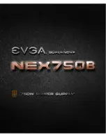 Preview for 1 page of EVGA SuperNova NEX 750B User Manual