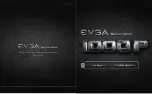 EVGA SUPERNOVA PLATINUM 1000P User Manual preview