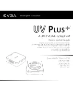 Preview for 1 page of EVGA UV Plus+ Quick Install Manual