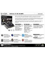 Предварительный просмотр 1 страницы EVGA VGA GT520 DDR3 2GB MINI HDDD Specification