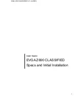 EVGA Z690 CLASSIFIED User Manual предпросмотр