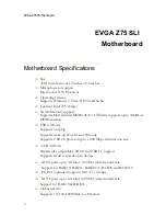 Preview for 6 page of EVGA Z75 SLI User Manual