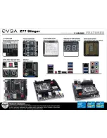 Предварительный просмотр 2 страницы EVGA Z77 Stinger Key Specs