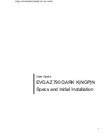 Предварительный просмотр 1 страницы EVGA Z790 DARK K NGP N User Manual