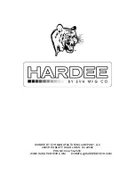 Предварительный просмотр 46 страницы Evh HARDEE DB4048 Operator And  Maintenance Manual