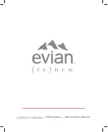 Предварительный просмотр 1 страницы evian (re) new User Manual