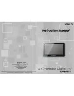 Preview for 1 page of Eviant 4.3 Portable Digital TV Instruction Manual