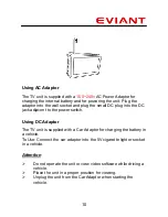 Preview for 11 page of Eviant 4.3 Portable Digital TV Instruction Manual