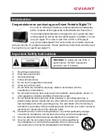 Preview for 2 page of Eviant T7 series Instruction Manual