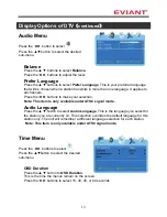 Preview for 13 page of Eviant T7UC series Instruction Manual