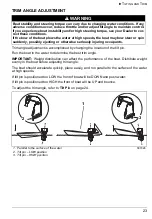 Предварительный просмотр 25 страницы Evinrude 30 HORSEPOWER MFE Operator'S Manual