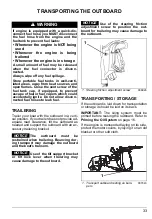 Предварительный просмотр 35 страницы Evinrude 30 HORSEPOWER MFE Operator'S Manual