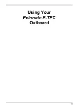 Preview for 13 page of Evinrude E-TEC 115 Original Instructions Manual