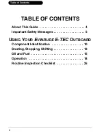 Preview for 4 page of Evinrude e-tec 2005 Manual