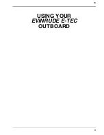 Preview for 11 page of Evinrude e-tec 2005 Manual