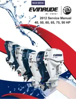 Preview for 1 page of Evinrude E-Tec 40 HP Service Manual