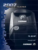 Предварительный просмотр 1 страницы Evinrude E-tec 75 HP Service Manual