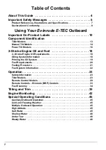 Preview for 4 page of Evinrude E-TEC G2 Manual