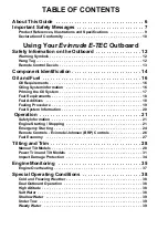 Preview for 6 page of Evinrude E-Tec Operator'S Manual