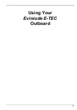 Preview for 13 page of Evinrude E-Tec Operator'S Manual