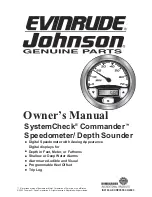 Evinrude Johnson SystemCheck Commander Owner'S Manual предпросмотр