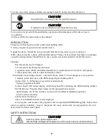 Предварительный просмотр 3 страницы EVL PRO SCAN 150-250 User Manual