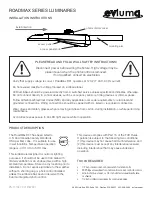 Evluma ROADMAX Series Installation Instructions preview