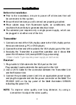 Preview for 6 page of EVN Rextron EVA-ME20WW User Manual