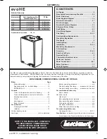 Preview for 5 page of Evo HE H12 Installation & Servicing Instructions Manual