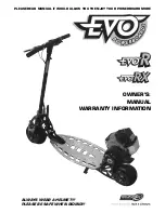 EVO Powerboards Evo R Owner'S Manual preview